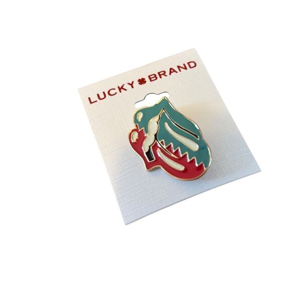 Two-Tone Rolling Stones Unisex Emblem Pin. - Picture 2 of 5